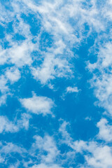 blue sky with clouds.clouds in the sky for wallpaper postcard banner background