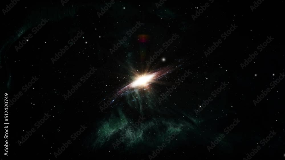 Poster nebula and dust particles in the universe