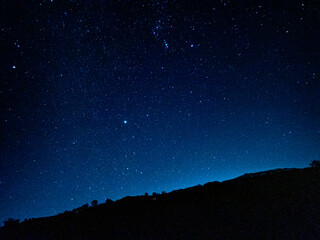 notte stellata sull'Etna