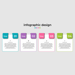 steps timeline infographic template design