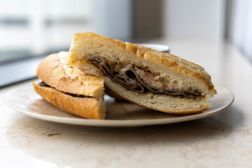 Roast Beef French Dip Sandwich