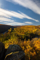 Nine Mills Viewpoint near Hnanice, NP Podyji, Southern Moravia, Czech Republic