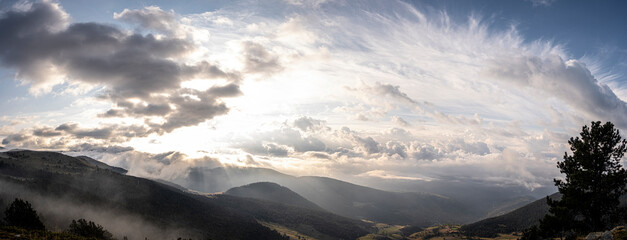 Panorámica de las montañas del norte de España