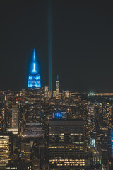 NEW YORK, NY, NYC, MANHATTAN, 911, 911 TRIBUTE IN LIGHT