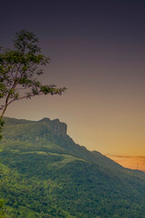 An interesting area with a large mountain