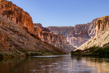 Fototapeta na wymiar Colorado River in the Grand Canyon Morning