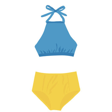Yellow-blue swimsuit Ukrainian