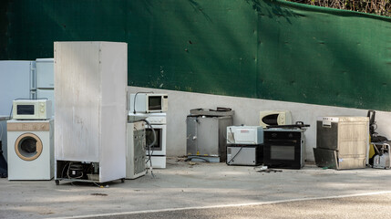 Déchèterie tri électroménager