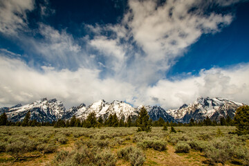 Mountain views at Grand Teton National Park