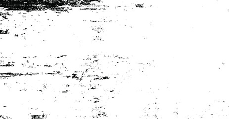 Monochrome texture composed of irregular graphic elements. Distressed uneven grunge background. Abstract vector illustration. Overlay for interesting effect and depth. Isolated on white background.