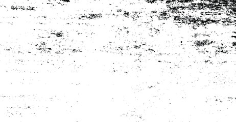 Obraz premium Monochrome texture composed of irregular graphic elements. Distressed uneven grunge background. Abstract vector illustration. Overlay for interesting effect and depth. Isolated on white background.