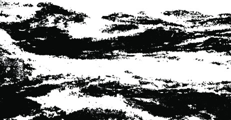 Vector brush sroke texture. Distressed uneven grunge background. Abstract distressed vector illustration. Overlay over any design to create interesting effect and depth. Black isolated on white. EPS10
