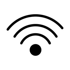 Wi-Fi icon vector. wireless illustration sign. signal symbol.