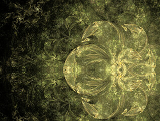Obraz premium Imaginatory fractal abstract background Image