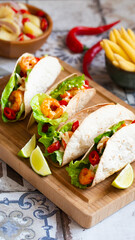 Shrimp taco