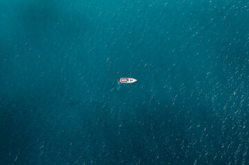 boat in the ocean