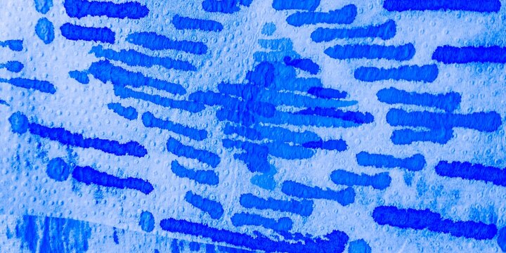 Geometric Pattern Aztec. Aqua Silk. Boho Shibori