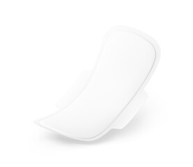 Realistic women pad mockup. Perspective view. Vector illustration isolated on white background. Сan be used for healthcare, medical and other needs. EPS10. © realstockvector