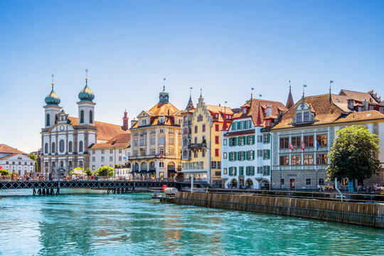 Jesuitenkirche, Luzern, Vierwaldst&auml;ttersee, Schweiz 