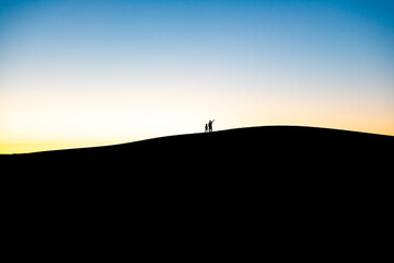 White Sands National Park Silhouette