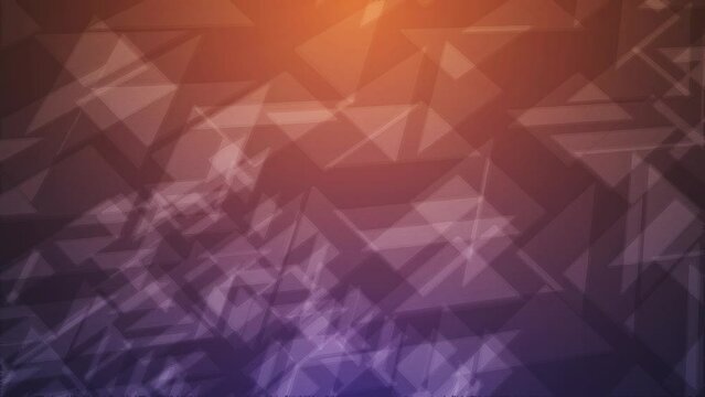Digital technology of dynamic movement of transparent triangles