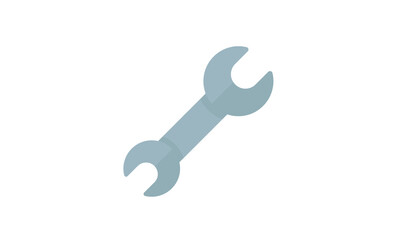 open end wrench color icon. Isolated vector illustration