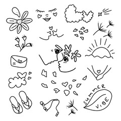 summer love doodle