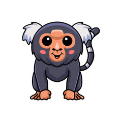 Cute pygmy marmoset monkey cartoon