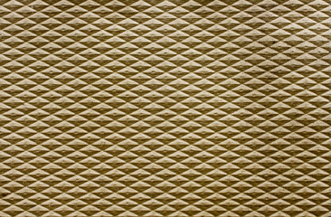 Texture of plastic with diamond-shaped elements, horizontal image
