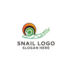 Slowsnatemplateil logo design icon 