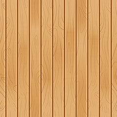 Fototapeta premium Vector illustration seamless brown wooden floor texture plank background. Abstract simple wood surface vertical panels pattern board wall. Beige color vintage tone of veneer backdrop for design.