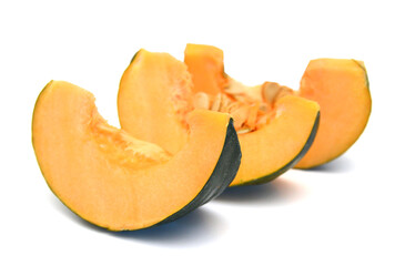 Corn squash on white background