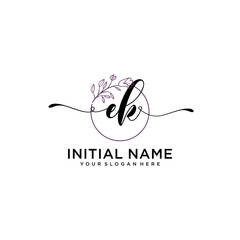 Letter EK, Beauty and fashion logo design vector, Beautiful logotype collection