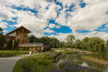 Frederic Back Tree Pavilion in Montreal Botanical Garden, Canada