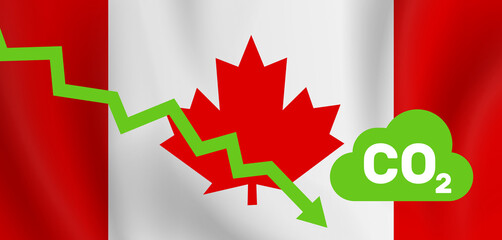 canada reducing co2 carbon dioxide  emission