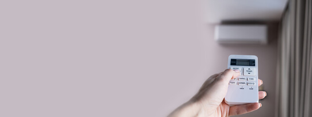 air conditioning, temperature control with remote control, cooling