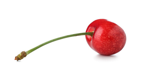 Sweet cherry on white background