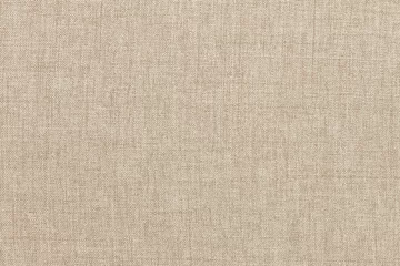 Rolgordijnen Brown linen fabric texture background, seamless pattern of natural textile. © Nattha99