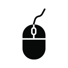 Mouse icon vector illustration color editable
