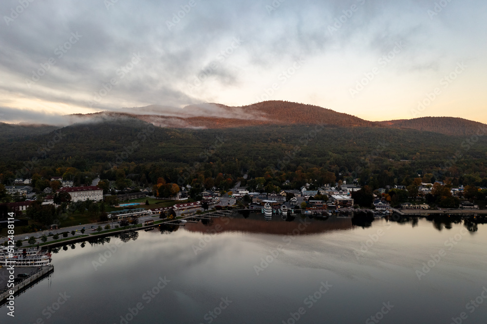 Canvas Prints dawn - lake george, new york