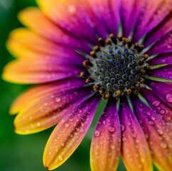 Purple Sun Flower taken with a 100mm Macro Lens