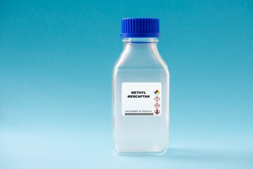 Methyl Mercaptan dangerous poisonous gas in chemical glassware