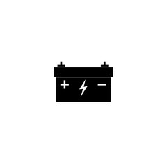 Car battery icon illustration design
