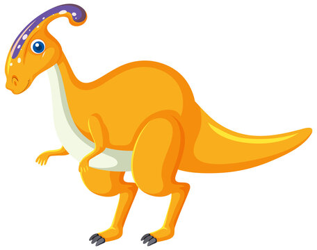 recommend clip art: Cute Parasaurolophus Dinosaur Cartoon