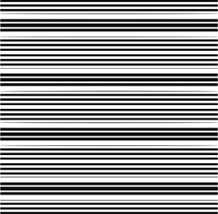 Vector pattern with symmetrical elements . Monochrome striped background.Black patterns.