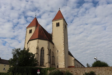Fototapeta premium Chammünster Münster Kirche in der Oberpfalz bei Cham