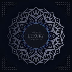 luxury floral style mandala background