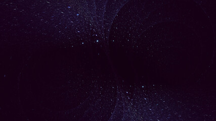 3D rendering abstract multicolor fractal light background