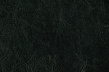 Dark texture of old leather with scratches. Abstract background with copy space