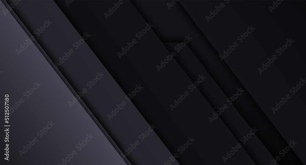 Wall mural geometric motion lines futuristic technology dark abstract background presentation template isolated